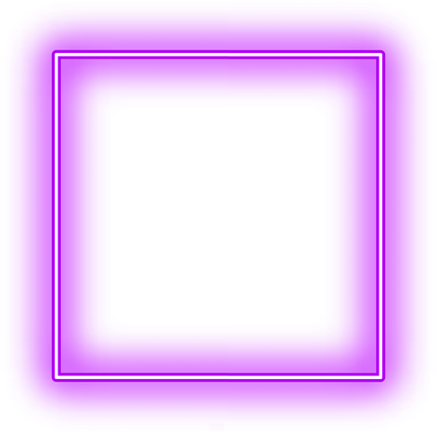 Purple Neon Color Square Shape